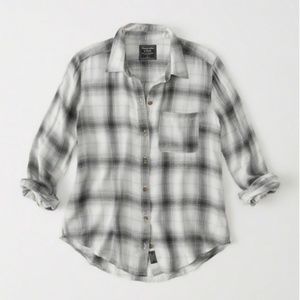 Drapey Flannel Top